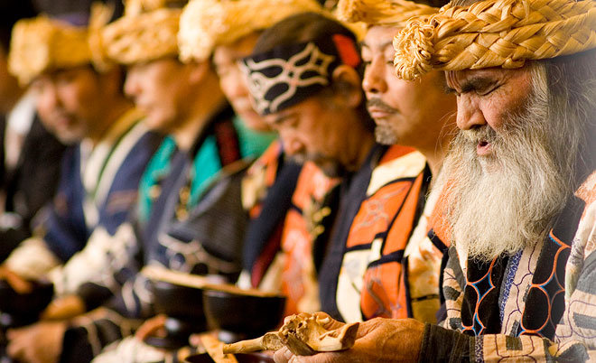 Ainu cultural performance