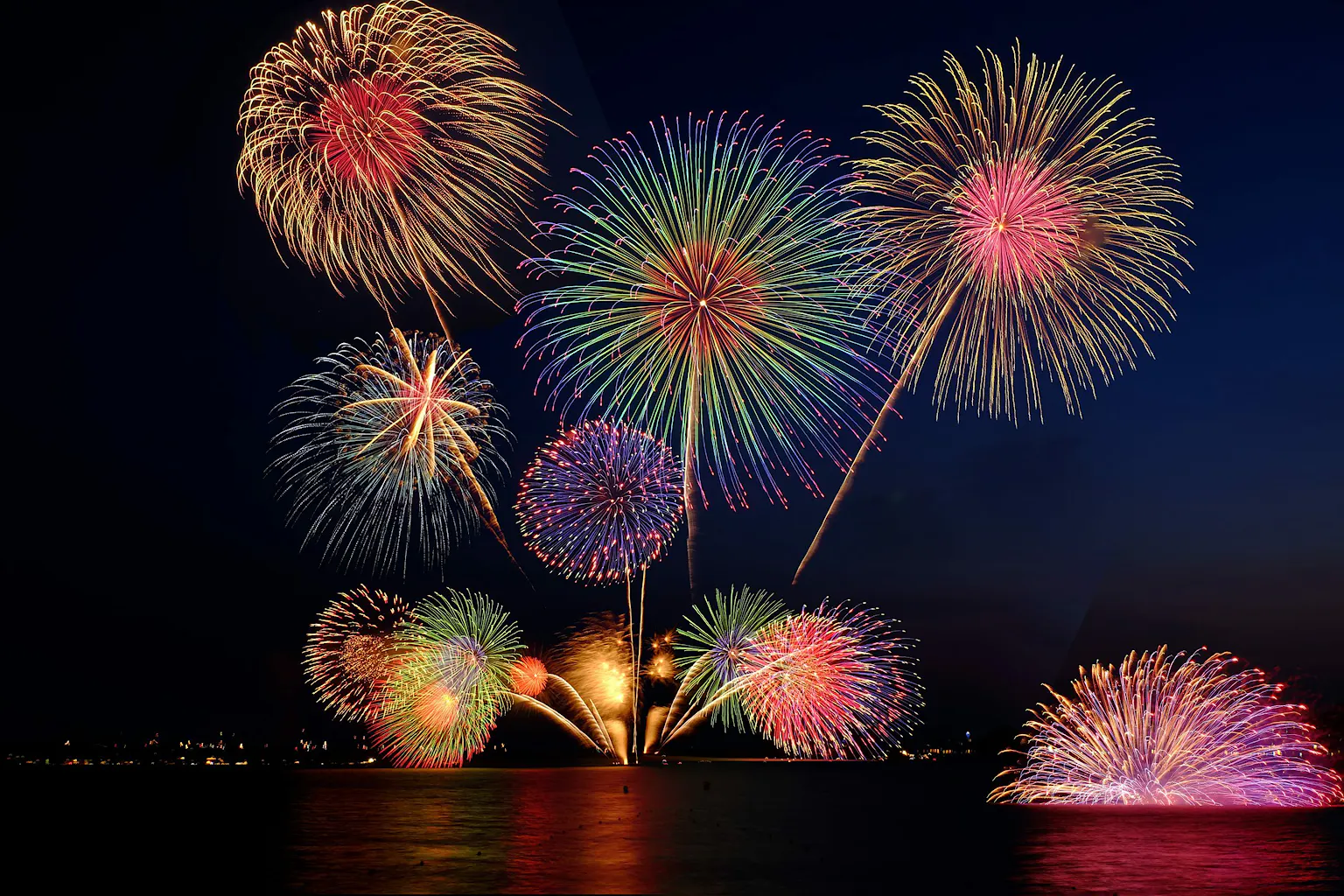 Hokkaido fireworks